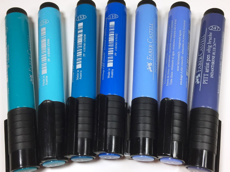 Markers and Pens: Faber-Castell PITT Artist Pens (review)