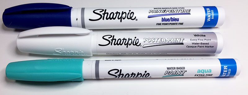 Sharpie Water-Based Poster Paint Marker Extra Fine Point White