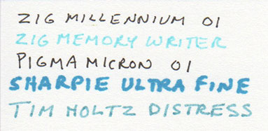 Zig - Memory System Calligraphy Marker - Blue Jay