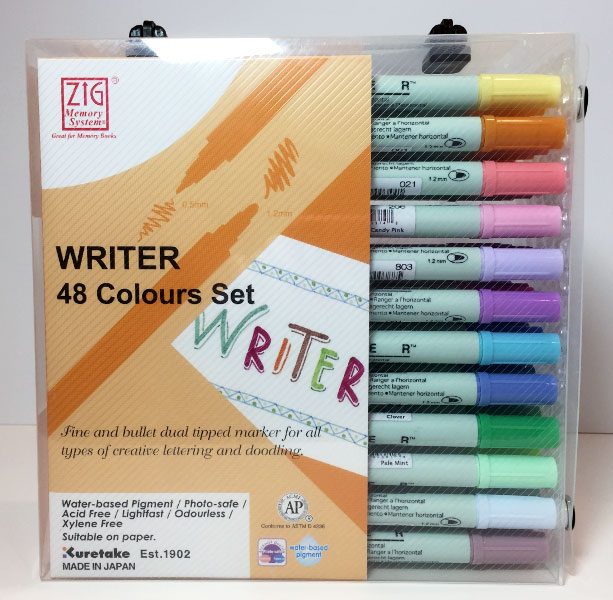 Zig Memory System Calligraphy Markers 8/Pkg