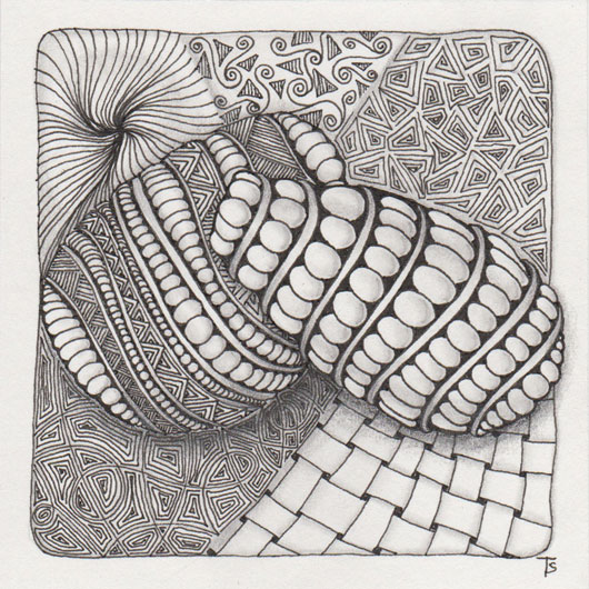 The Zentangle Tiles of April 2017 - Tiny Troll Studios