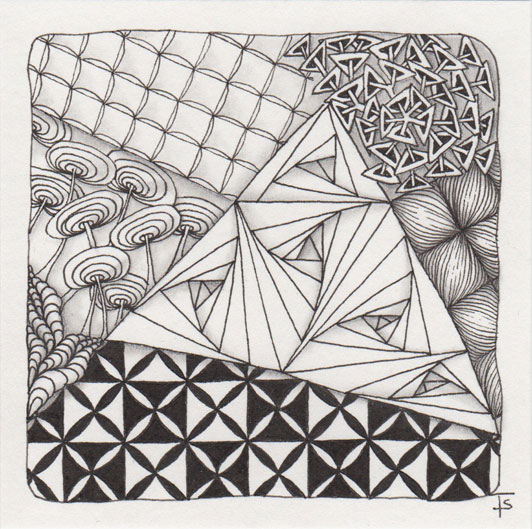 Time for Tangling: Official Zentangle® Patterns - Chillon, Emingle