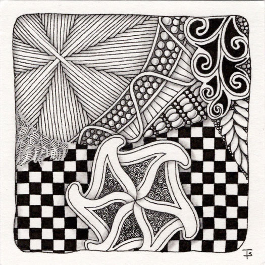 Time for Tangling: Official Zentangle® Patterns - Chillon, Emingle