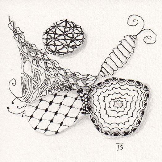 Coloring Zentangle® Tiles – October 2020 — The 21st Century Matriarch