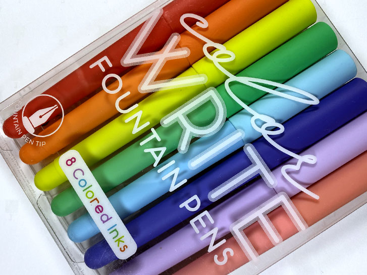 Ooly - Color Write Fountain Pens - Set of 8